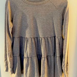 Shein long sleeve beige top